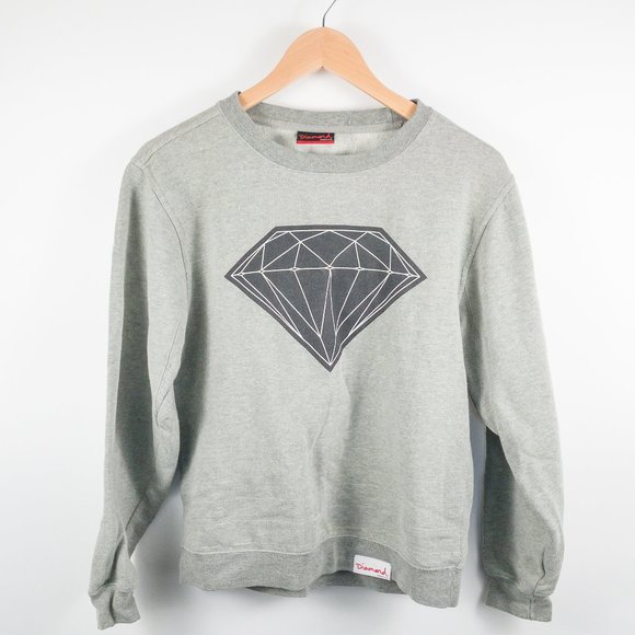 Diamond Supply Co. Other - Diamond Supply Gray Screw Neck Sweater